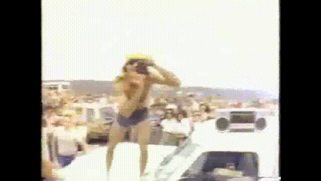 Blue Bandit Nungee Jump 1985